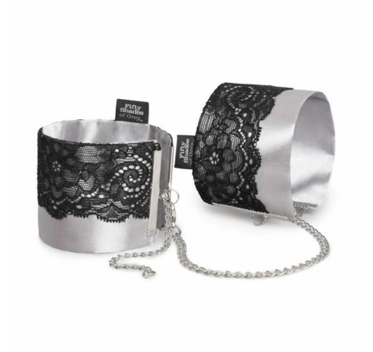 Kajdanki - Fifty Shades of Grey Play Nice Satin Wrist Cuffs